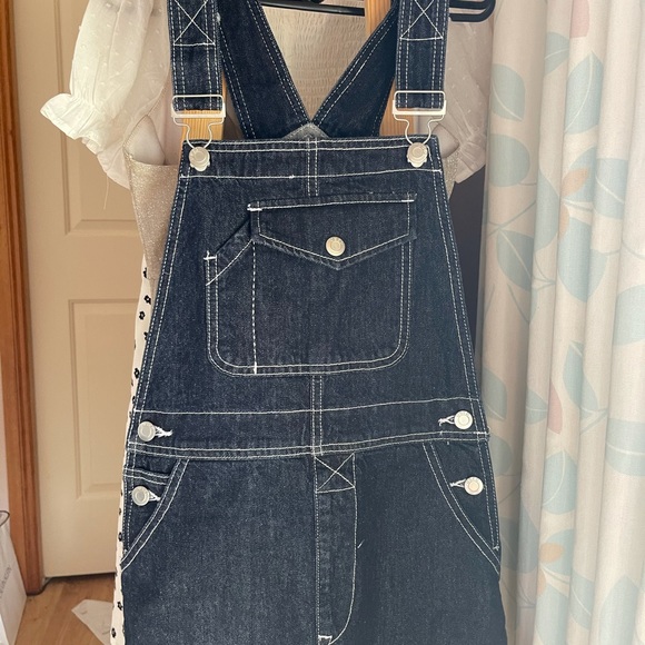 💙Navy dress overalls💙 - Picture 3 of 4
